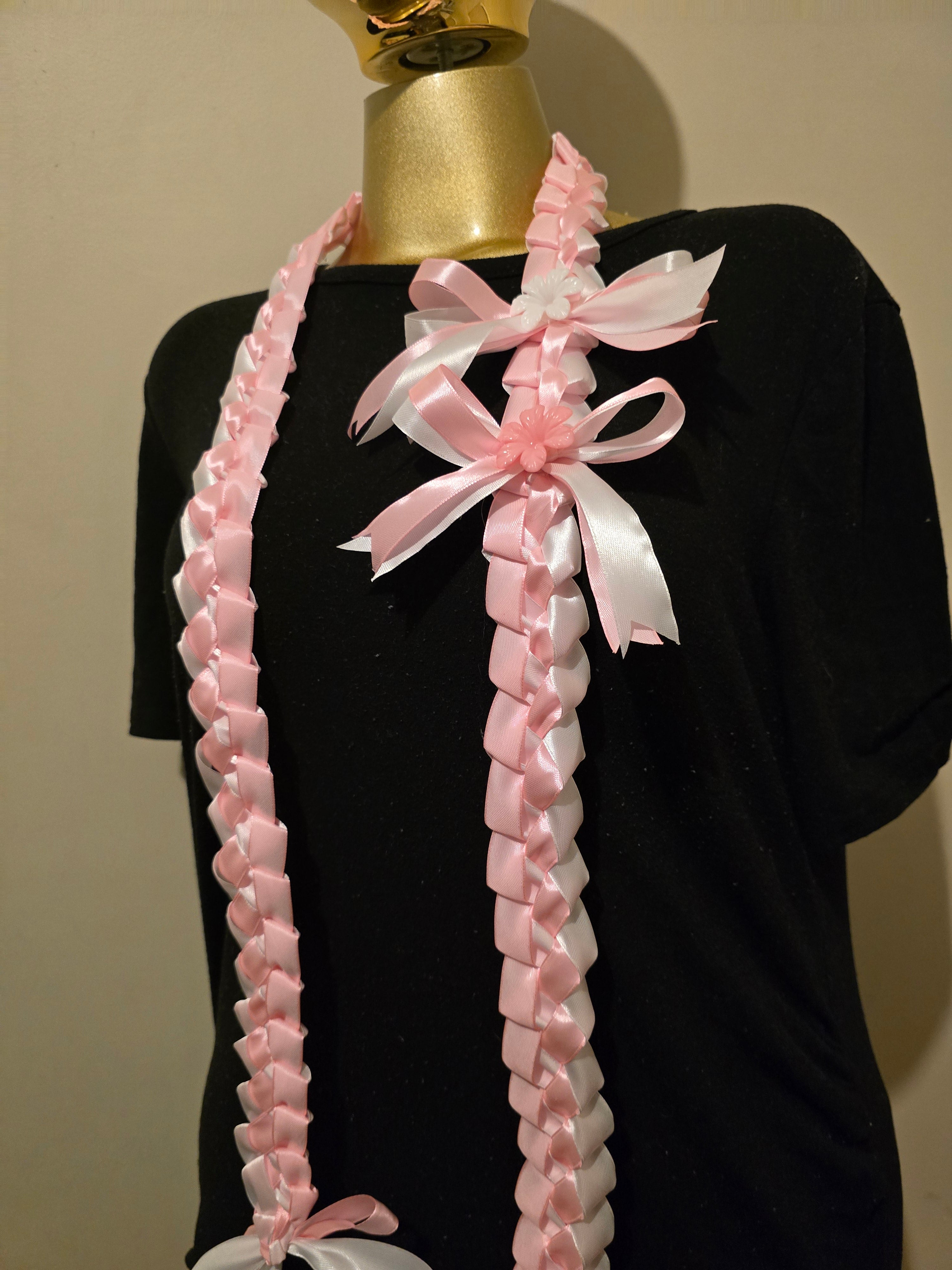 Pink Ribbon Lei