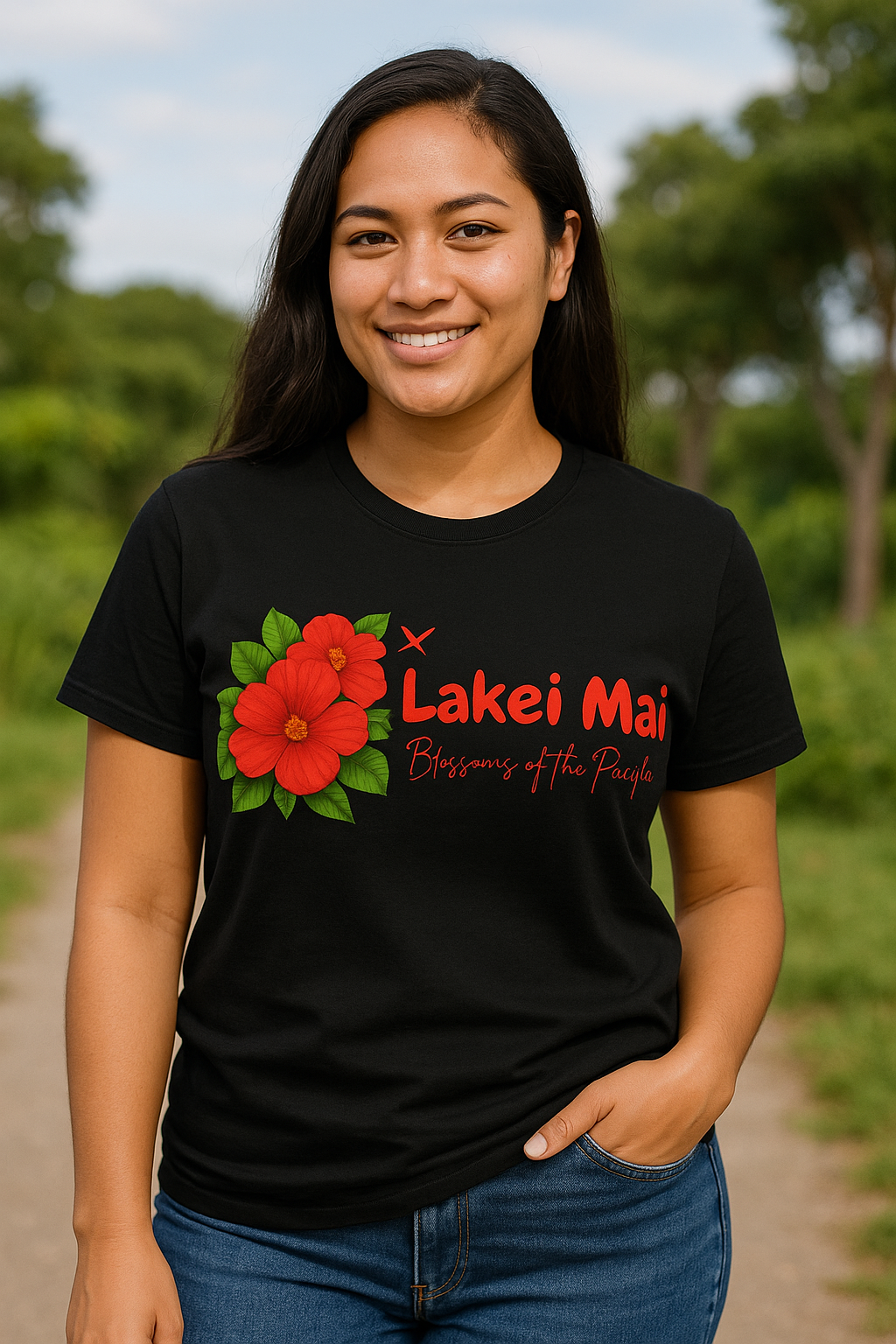 Blossoms of the Pacific - Black 🌺